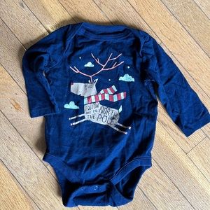 Baby Gap reindeer shirt 3-6 months